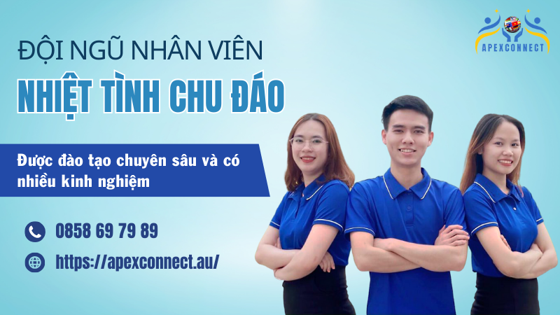 đội ngũ nhân viên tận tâm chuyên nghiệp