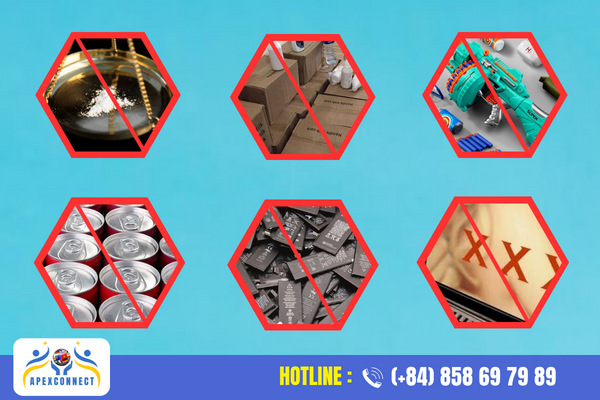 hàng không được phép gửi đi